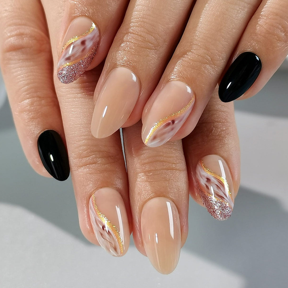 Gel Press On Nails 16 Sizes-32 Pcs Kit X004Q1PR35