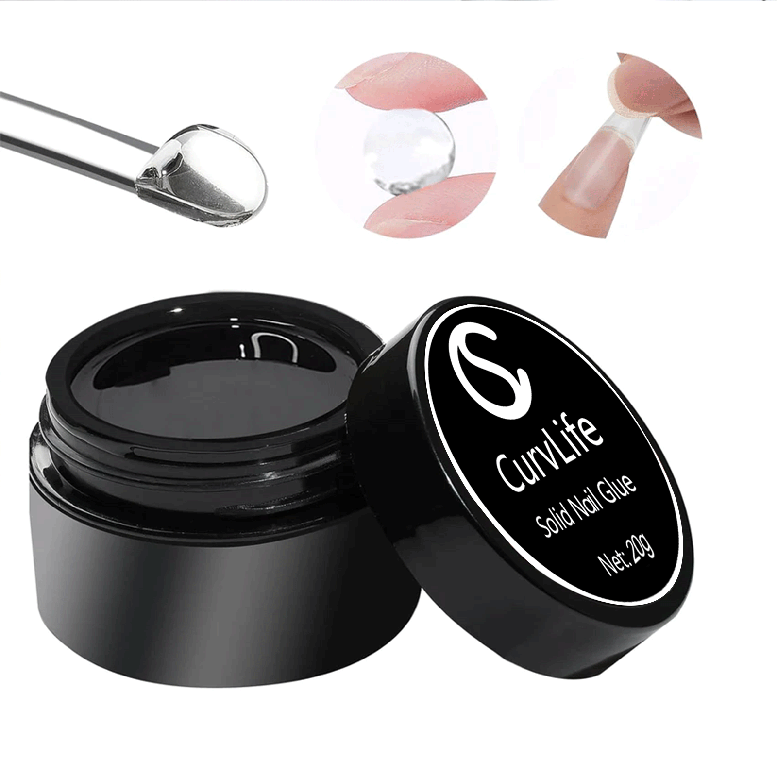 Solid Nail Gel Glue For Nail Tips and press on nail nail glue