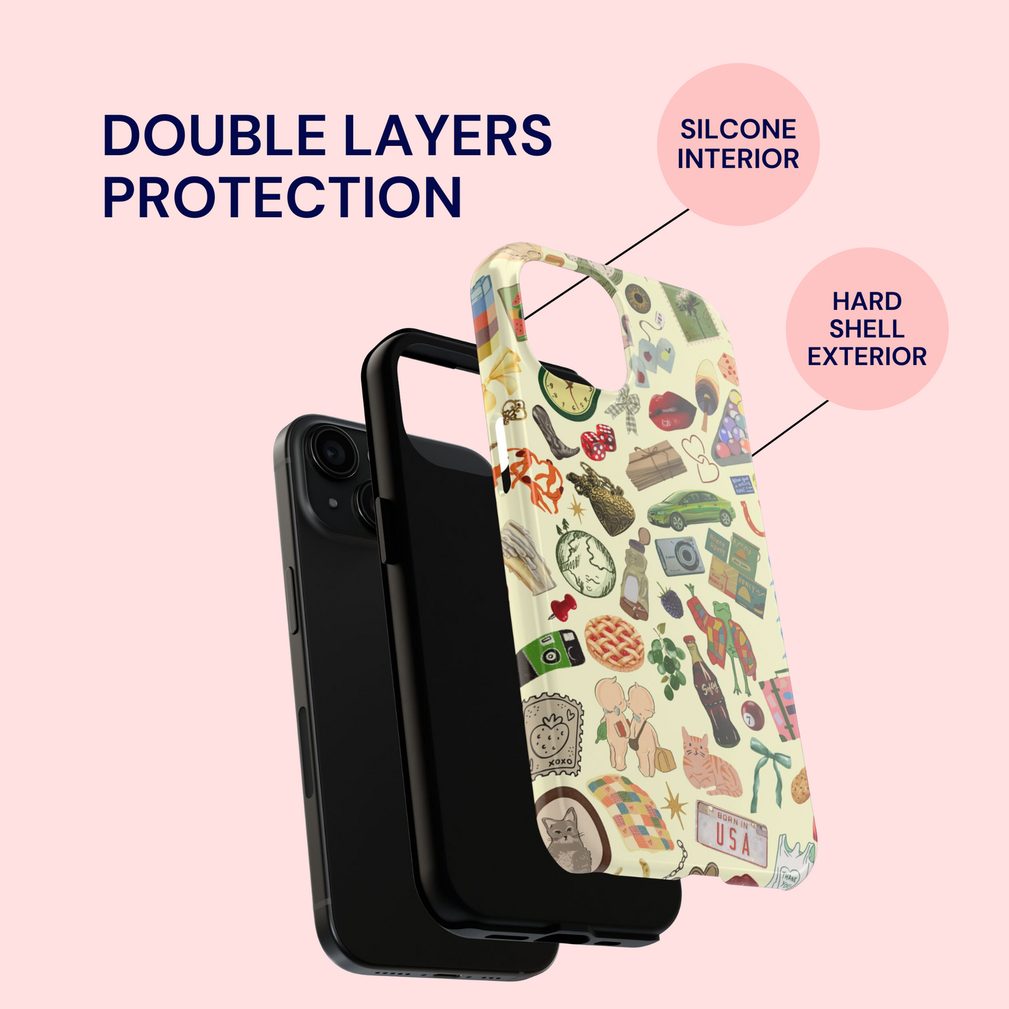 90s Memorabilia Collage Phone Case