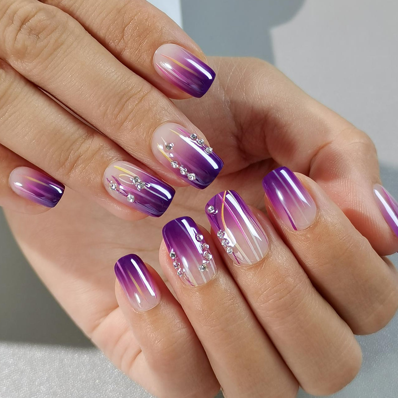 Gel Press On Nails 16 Sizes-32 Pcs Kit X004PT0VI9