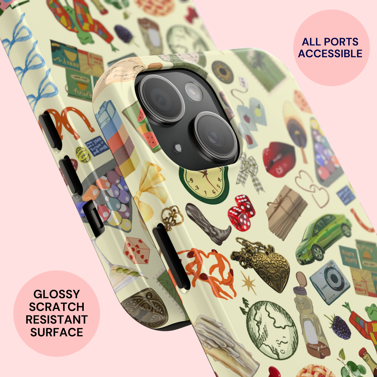 90s Memorabilia Collage Phone Case