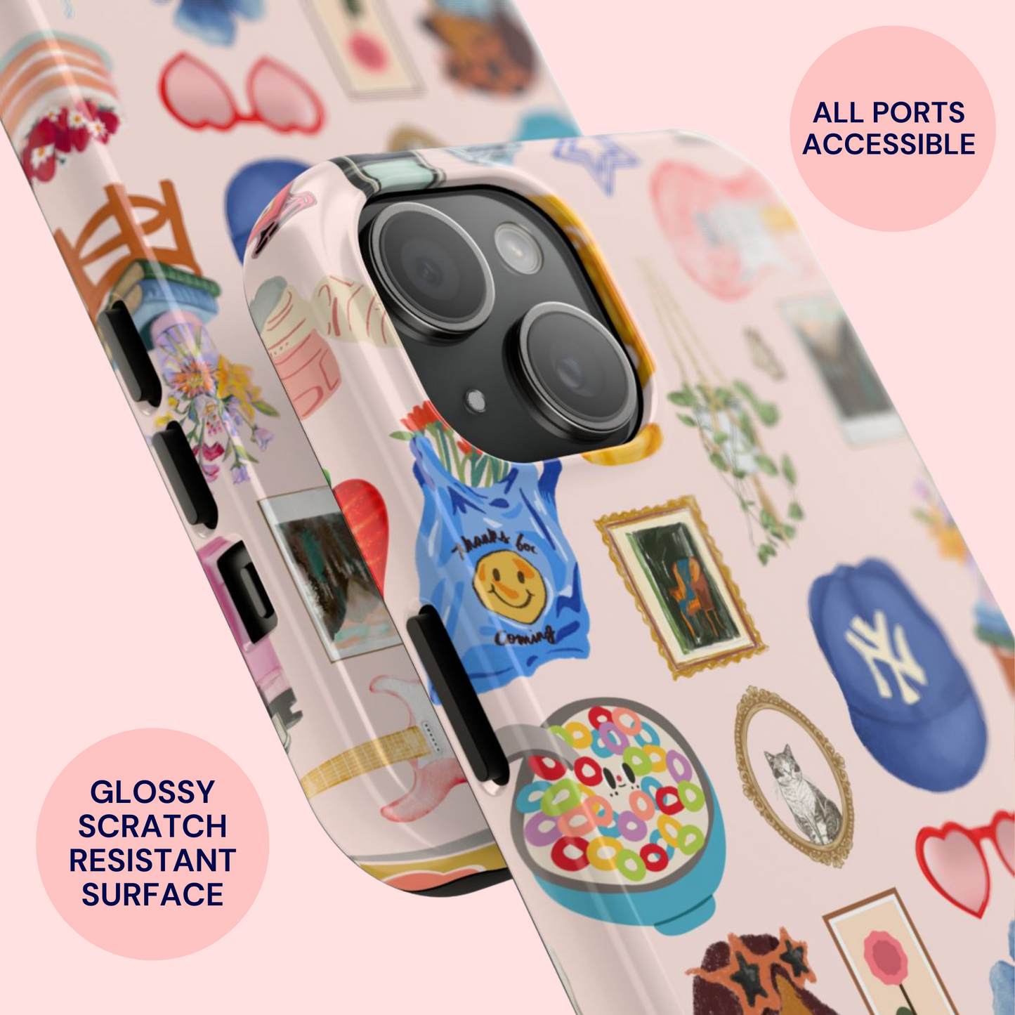 Pink Playful Nostalgia Case