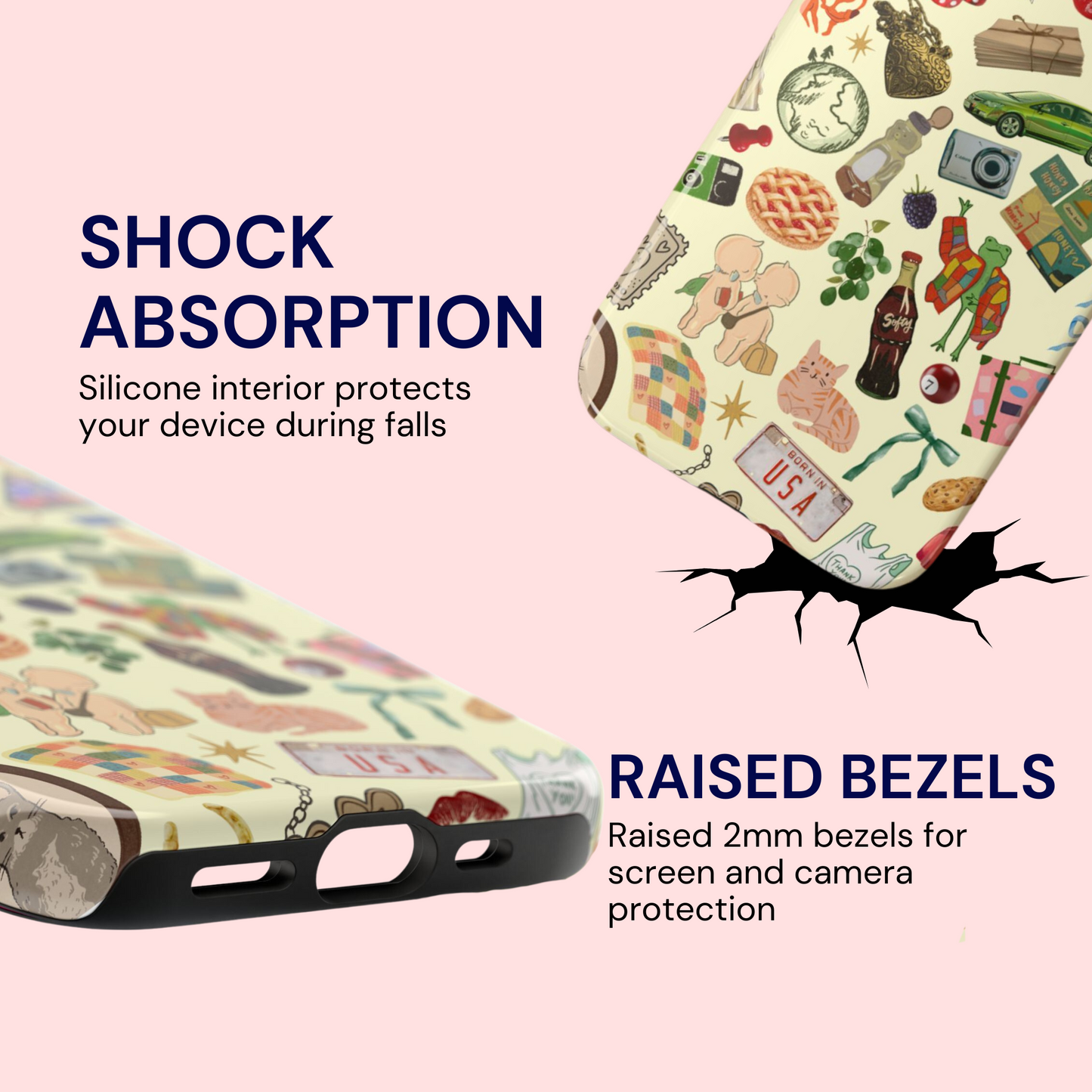 90s Memorabilia Collage Phone Case