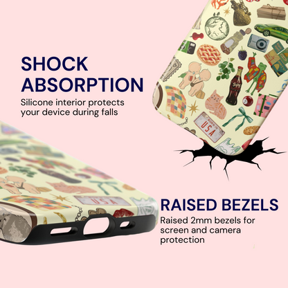 90s Memorabilia Collage Phone Case