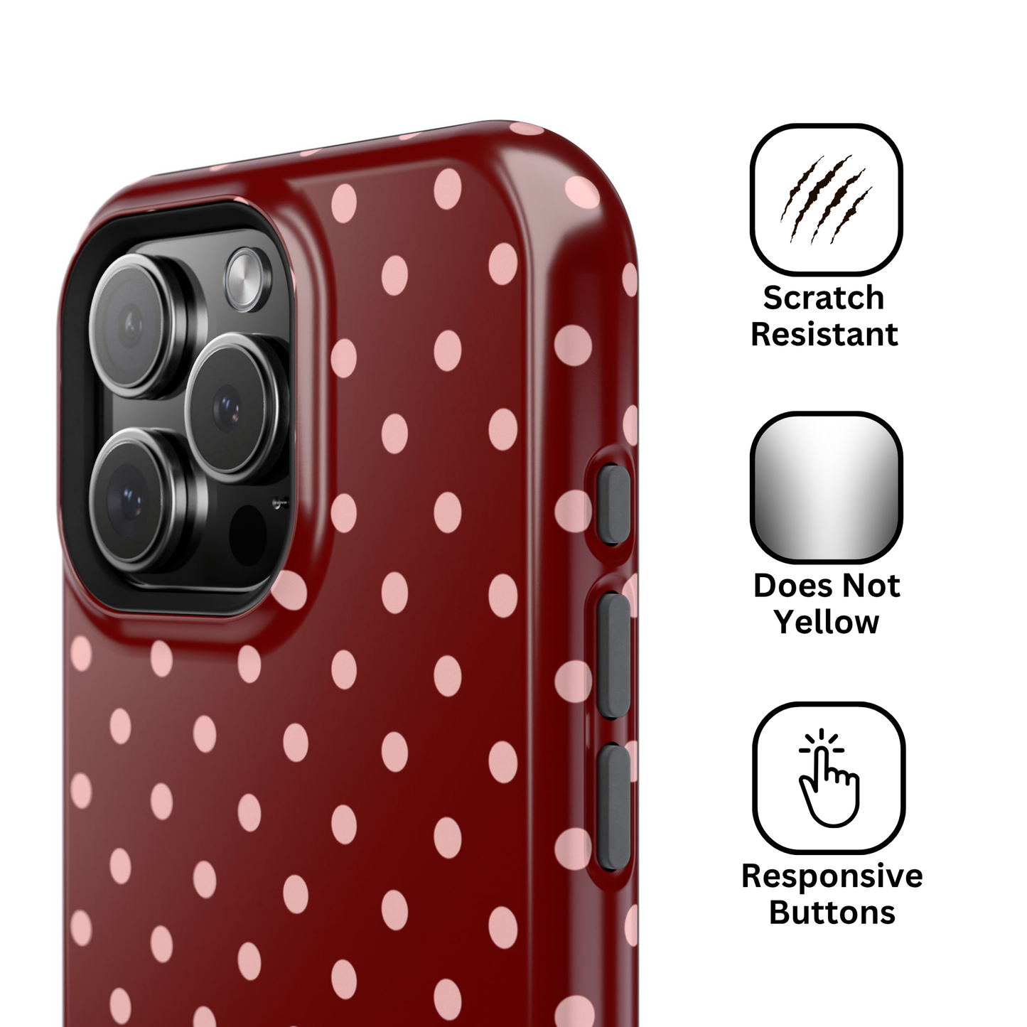 Polka Dot Cherry Case