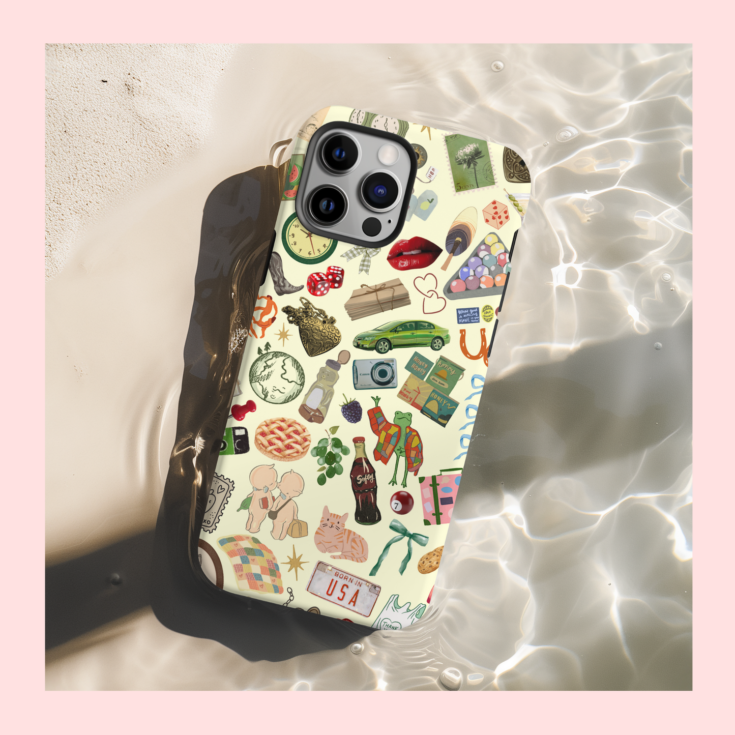 90s Memorabilia Collage Phone Case