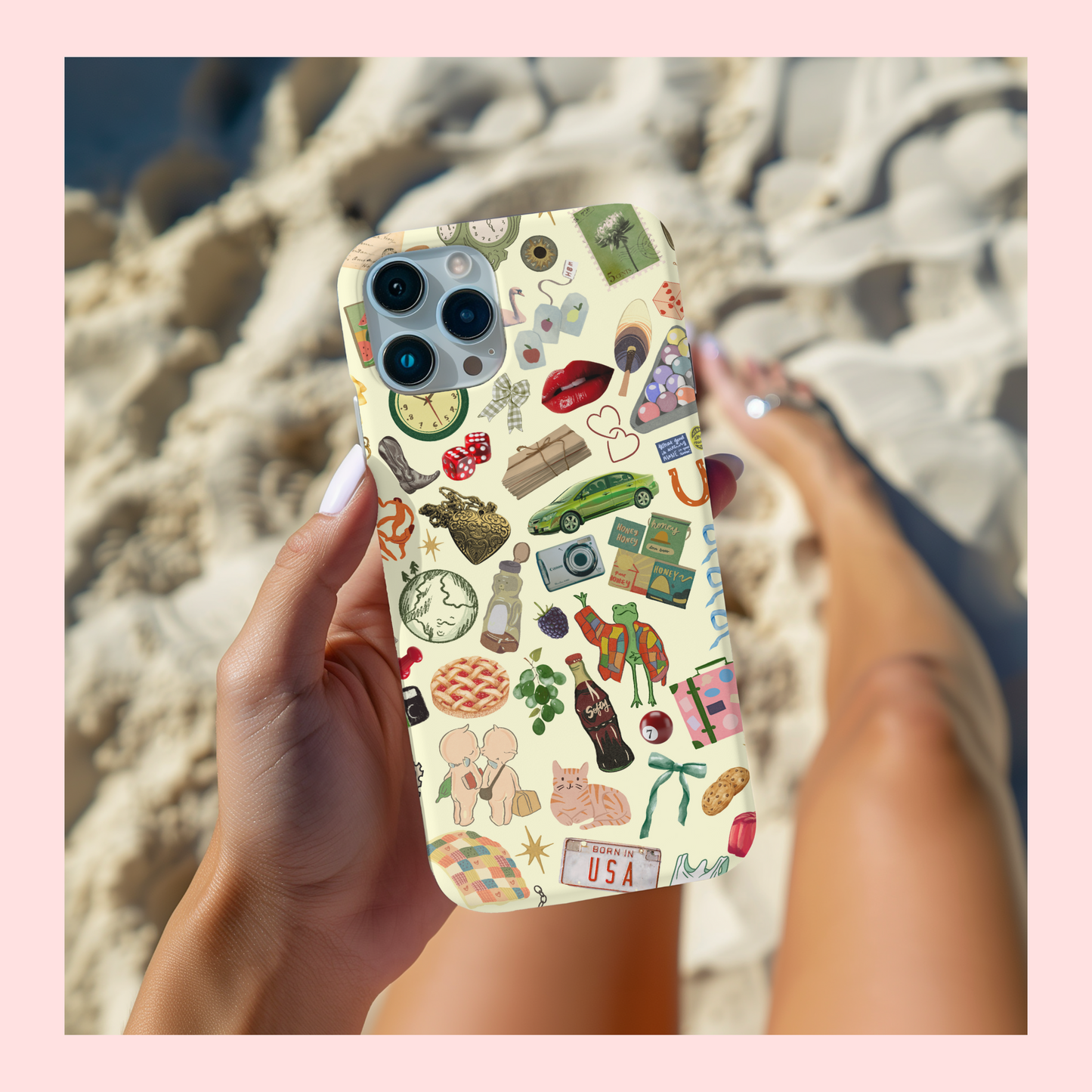 90s Memorabilia Collage Phone Case