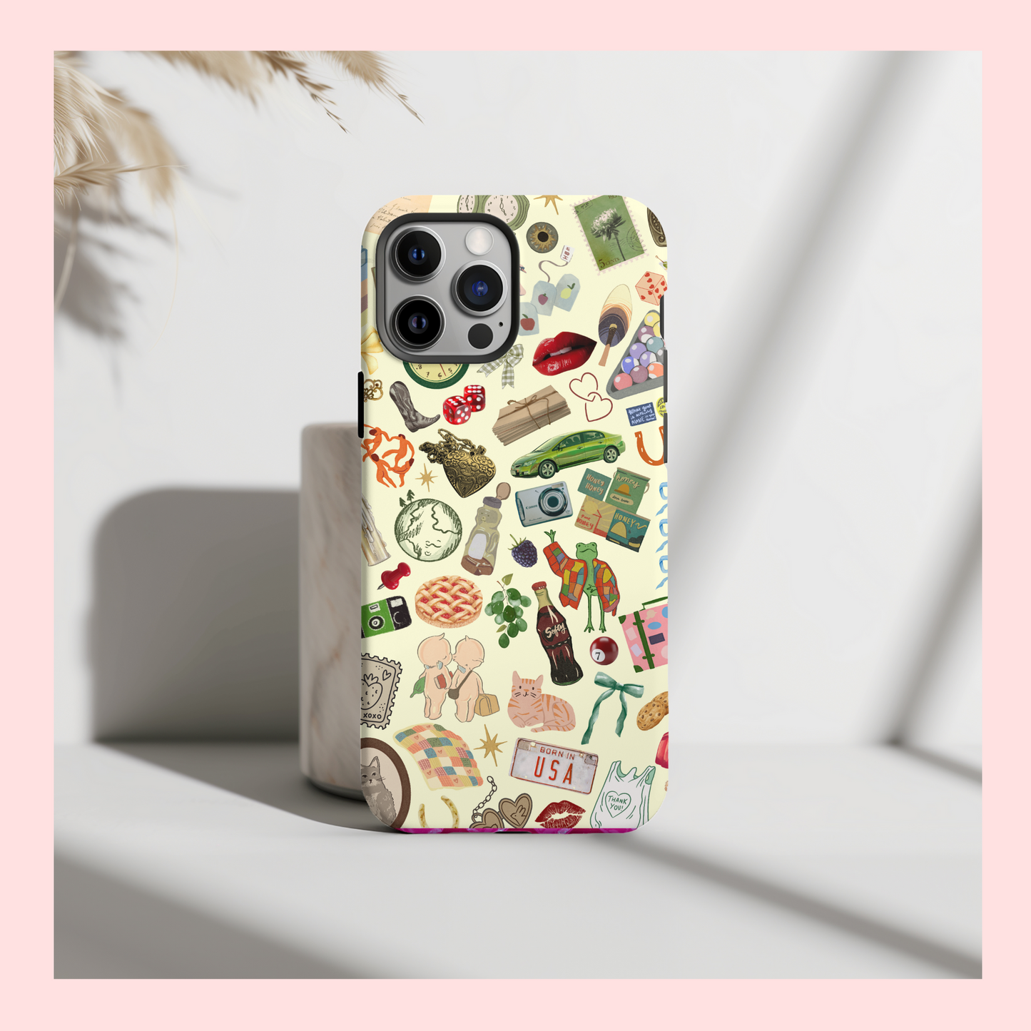 90s Memorabilia Collage Phone Case