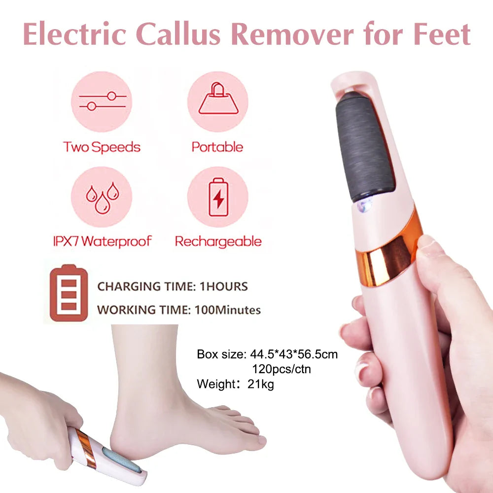 Electric Callus Foot File Remover Foot Care Tools  for Dead Skin