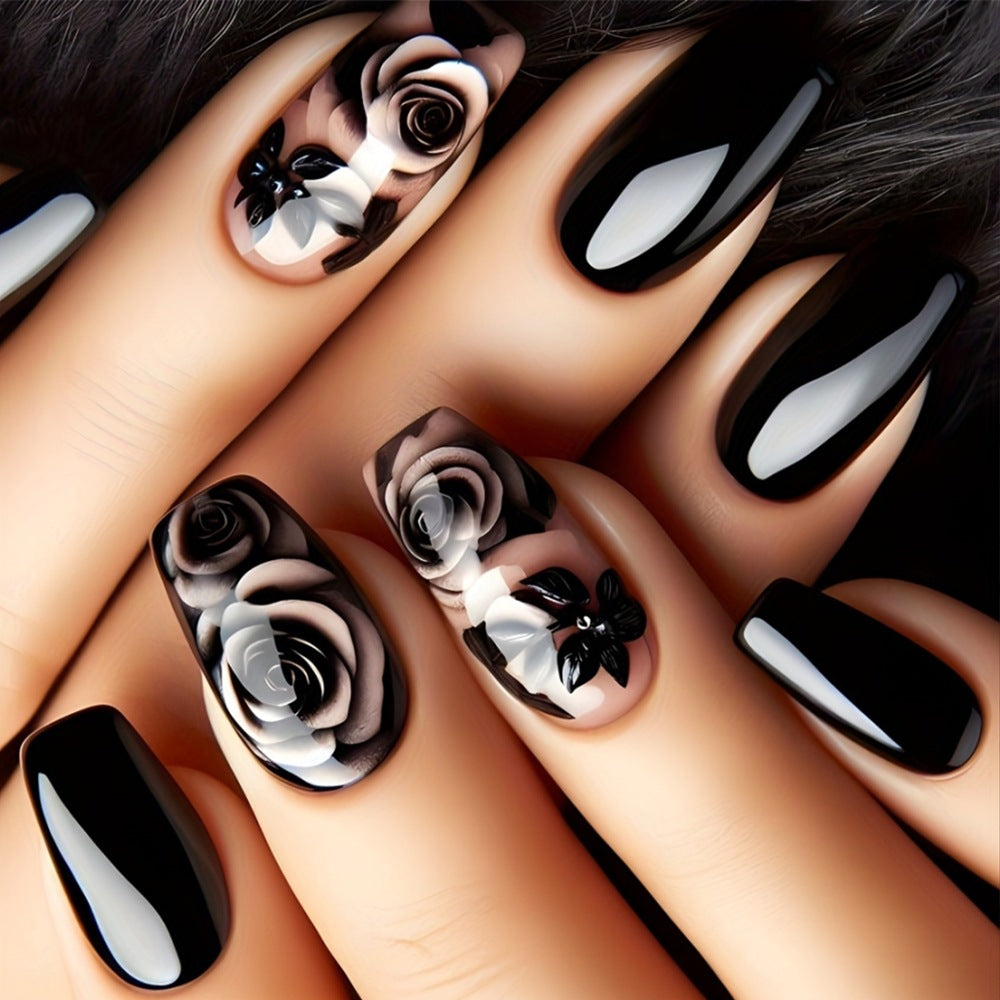 Gel Press On Nail 16 Sizes-32 Pcs Kit DY1390-B7