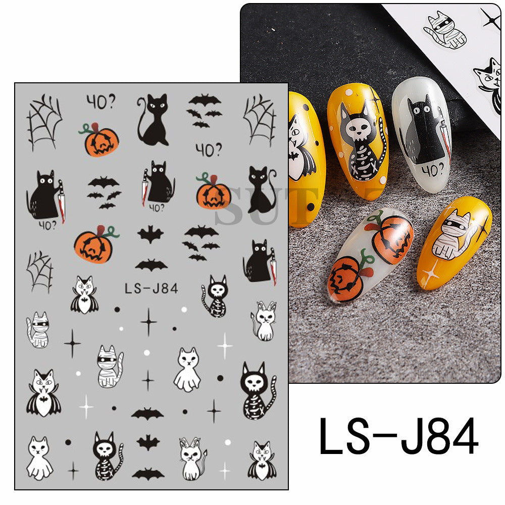 Nails Art Stickers 3D Self-Adhesive Nails Decals