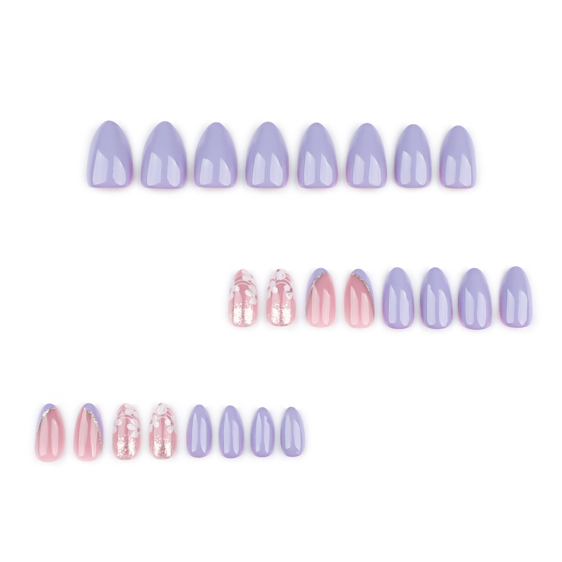 24pcs/Set Press On Nails JP3717
