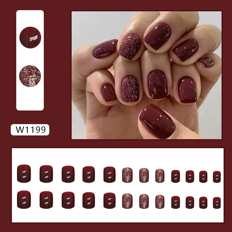 15 Sizes-30 Pcs Acrylic Press On Nails W1199
