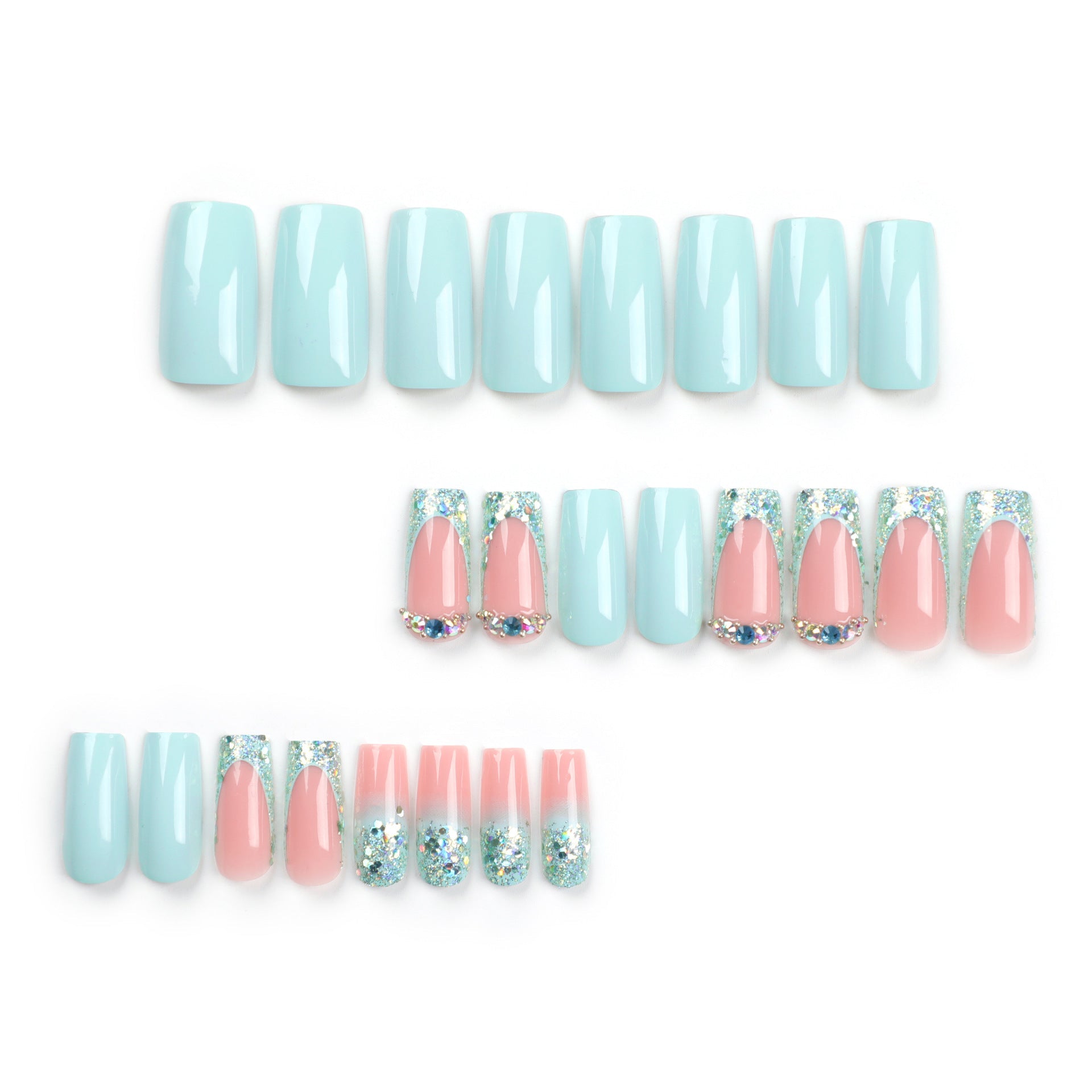 15 Sizes-30 Pcs Acrylic Press On Nails JP2811