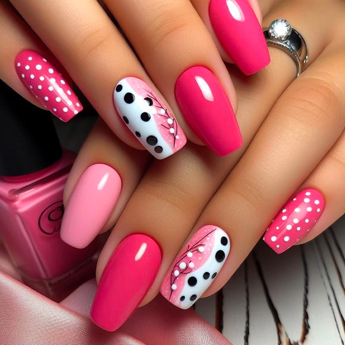 15 Sizes-30 Pcs Acrylic Press On Nails X004PVLKZP