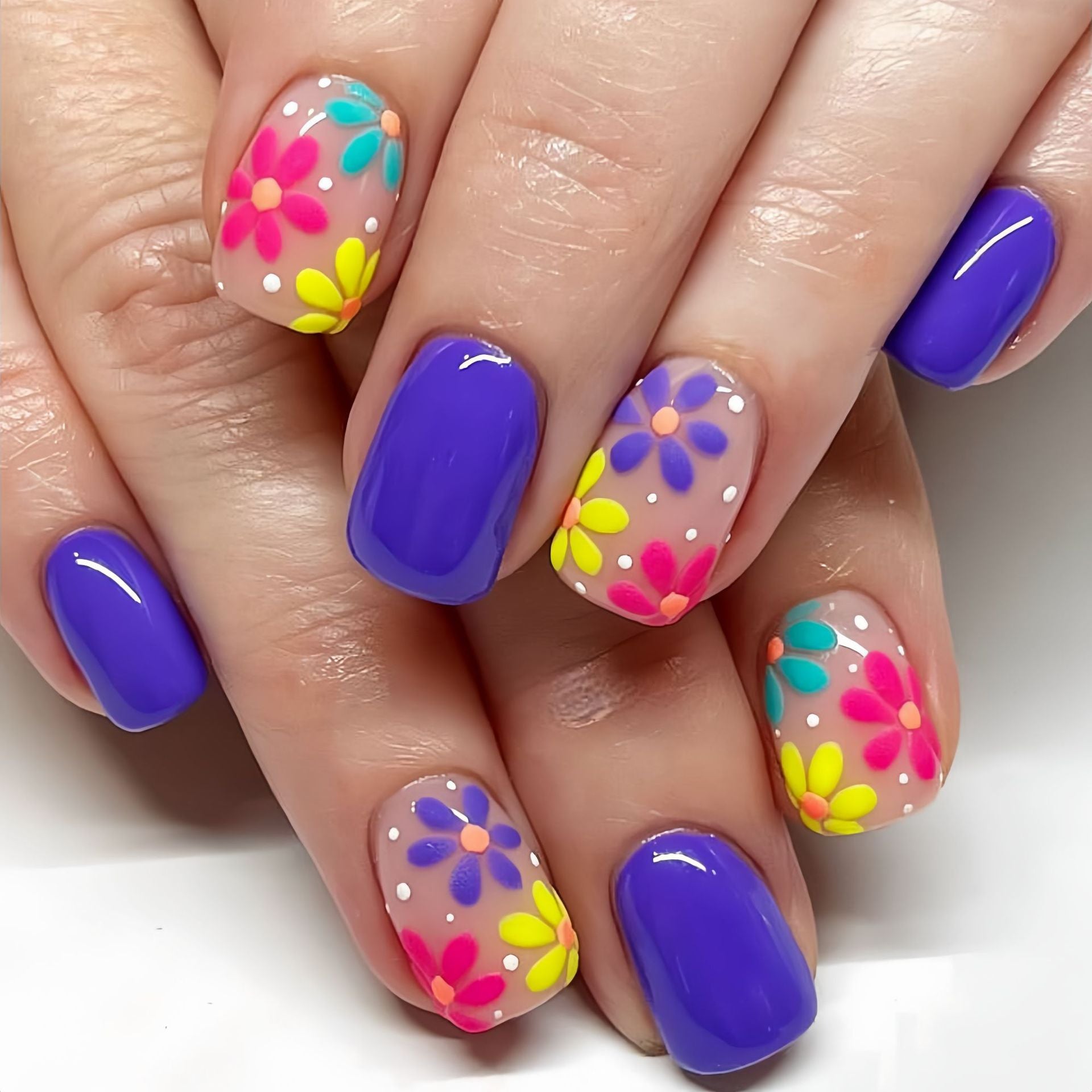 15 Sizes-30 Pcs Acrylic Press On Nails X004P43HKN