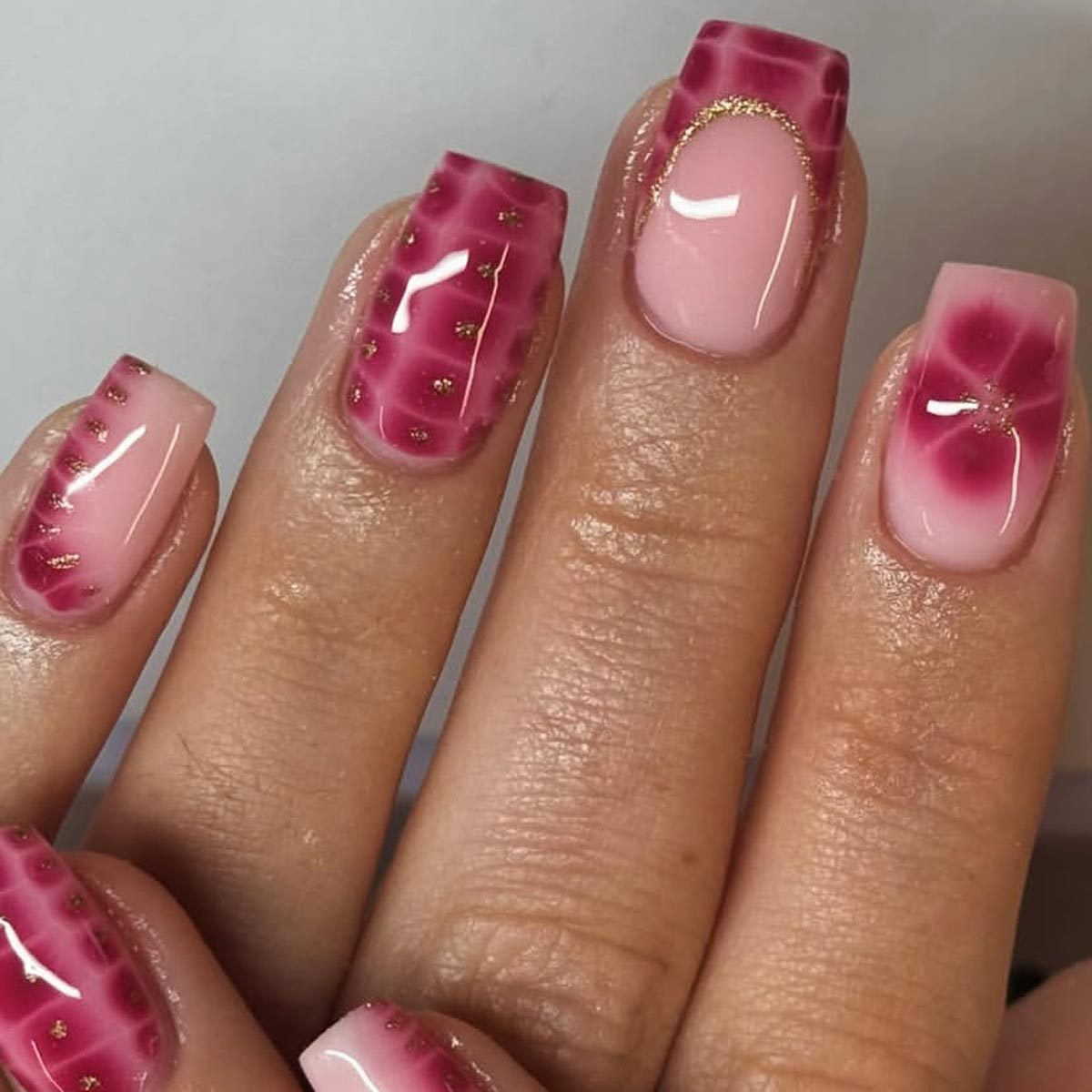Gel Press On Nail 16 Sizes-32 Pcs Kit X004R7L2HN