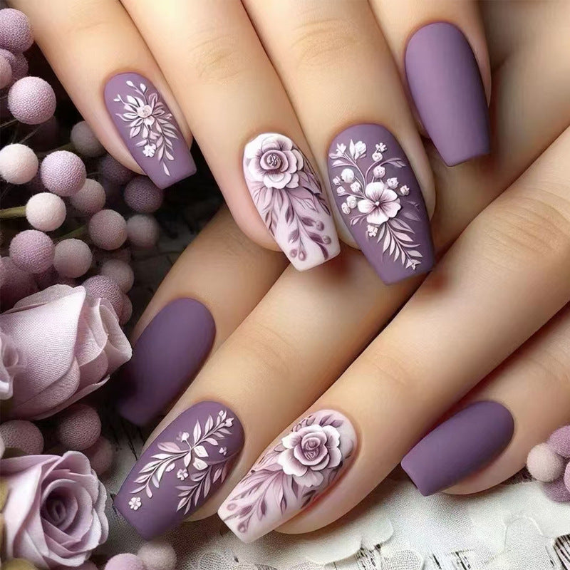 Gel Press On Nail 16 Sizes-32 Pcs Kit DK-24112