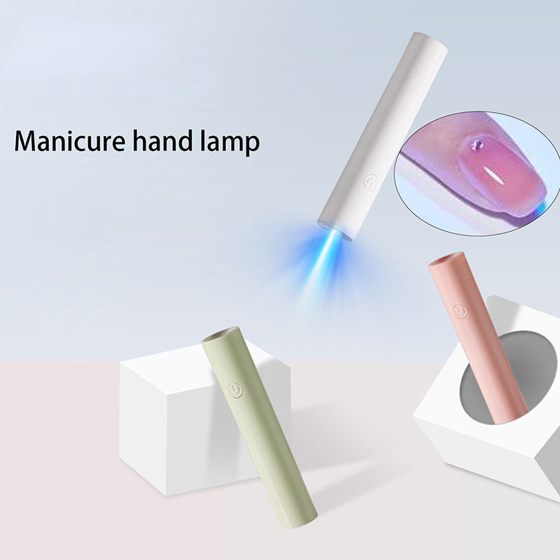 1pc Handheld Portable Mini Nails Dryer UV Cure Lamp