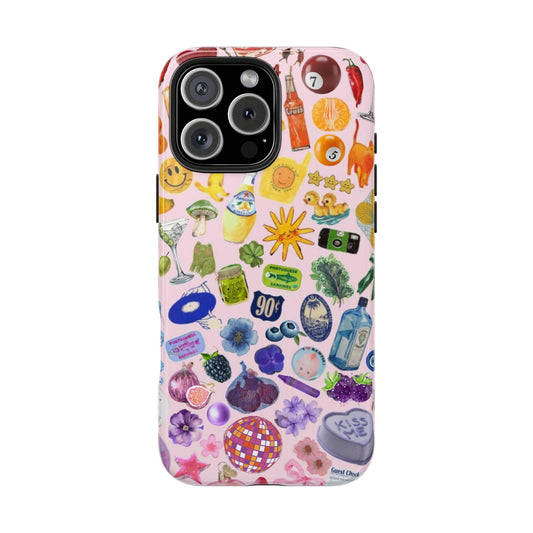 Rainbow Collage Phone Case