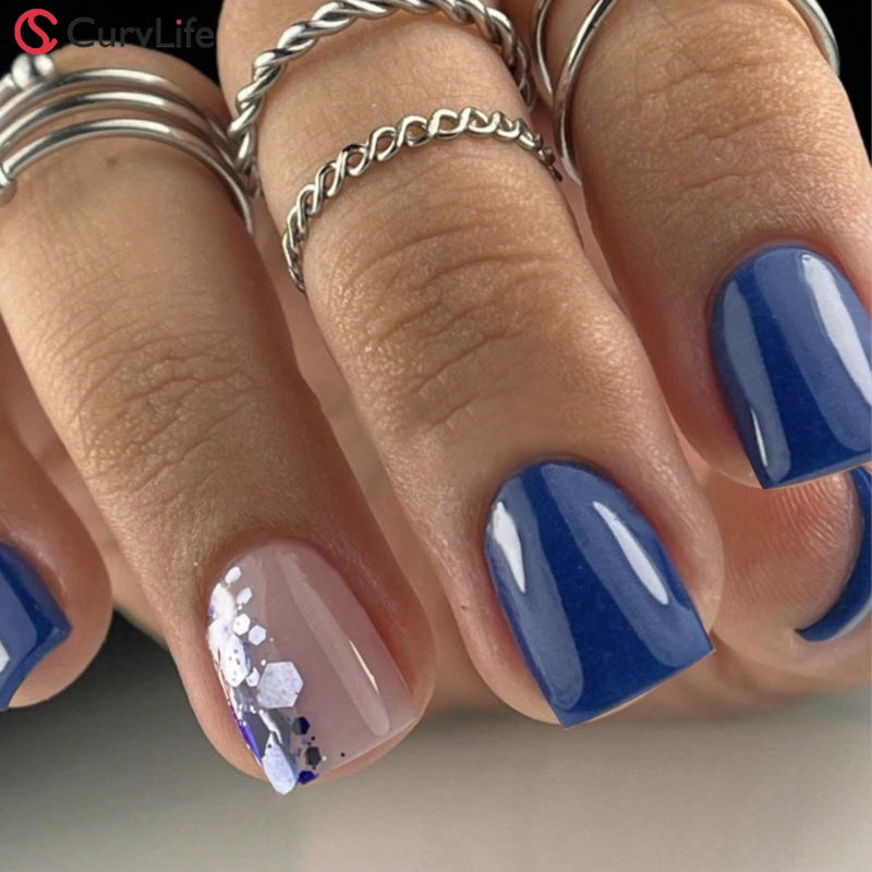 Gel Press On Nail 16 Sizes-32 Pcs Kit X004IS0W13-1